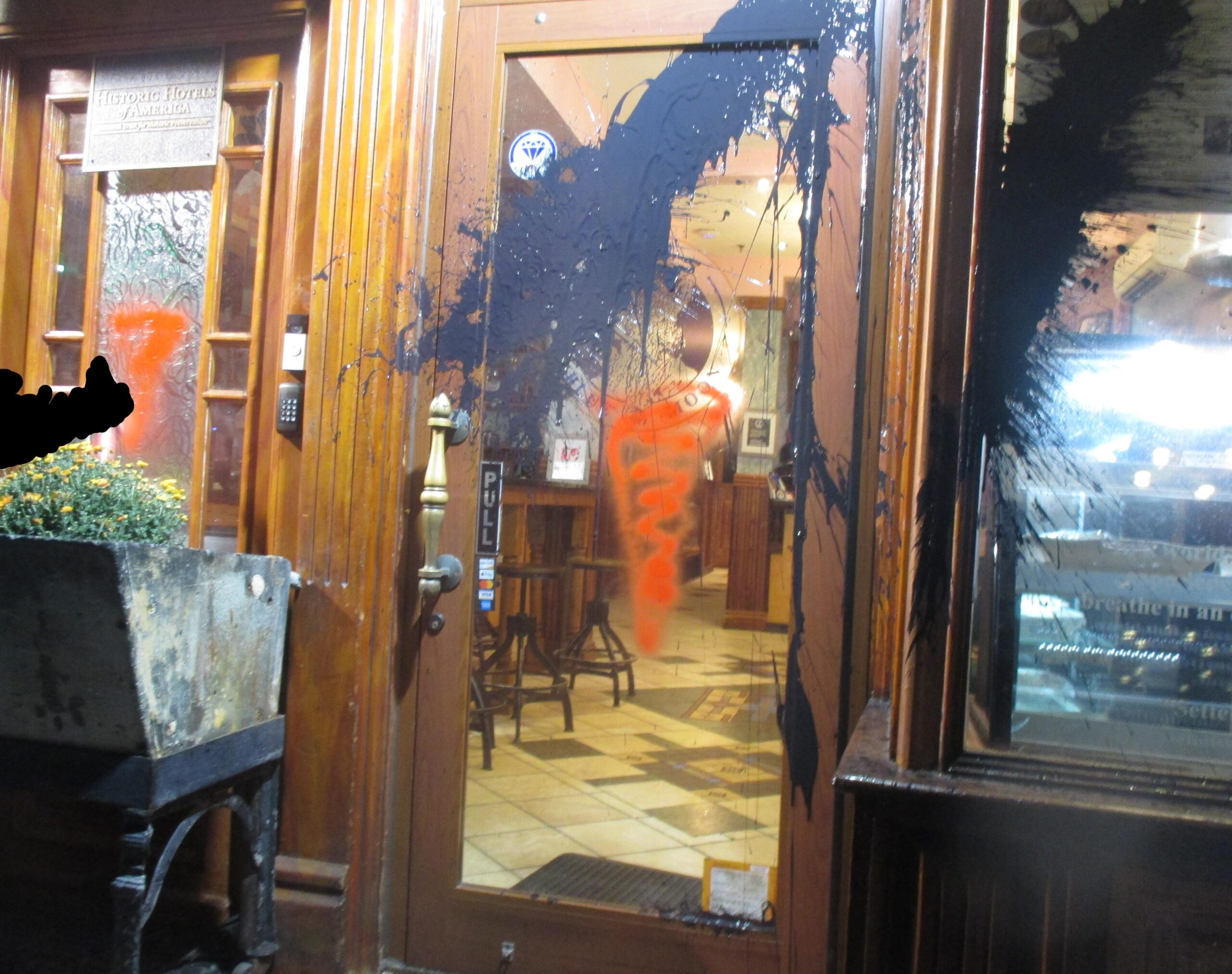New York IOF war criminal’s business defaced