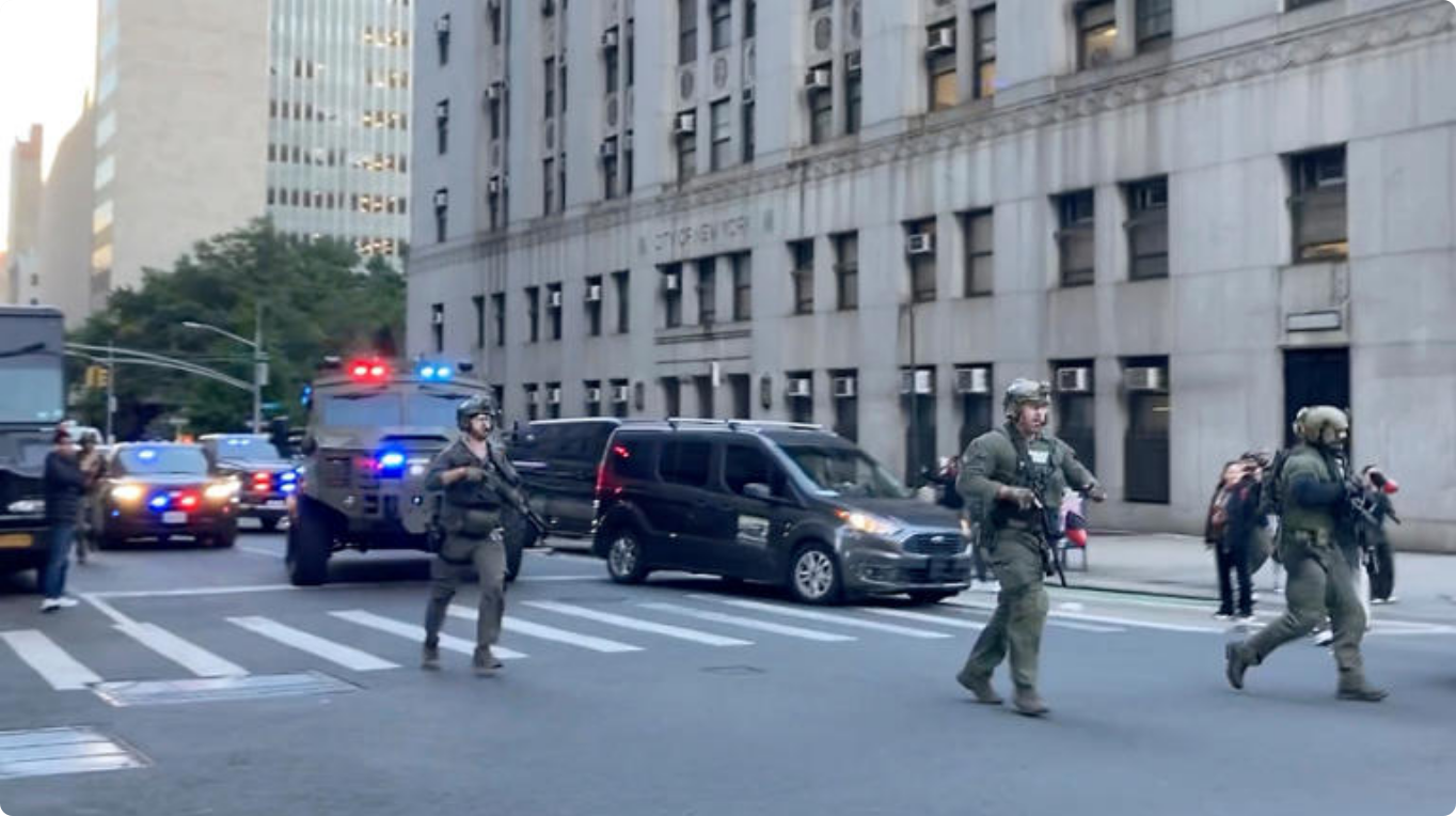 Immigration agents conducting sweep on NYC’s famed Canal Street confronted by protesters