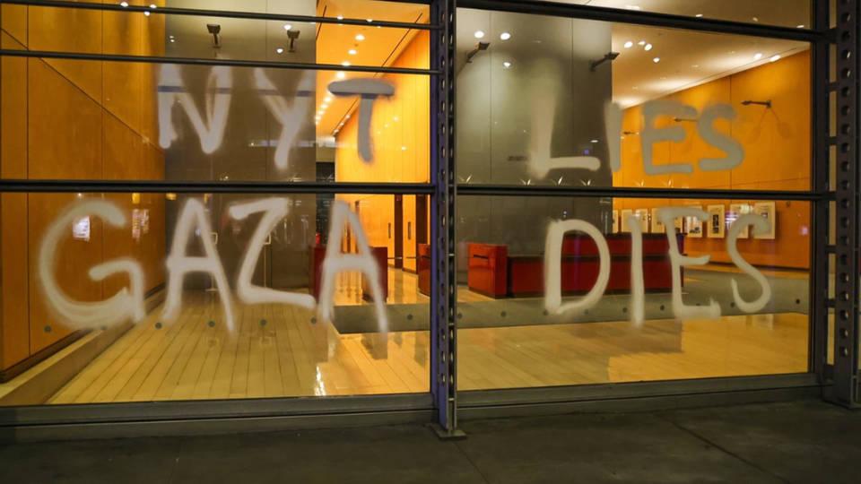 Journalist Charged with Hate Crime After Photographing Protest of New York Times’s Gaza Coverage